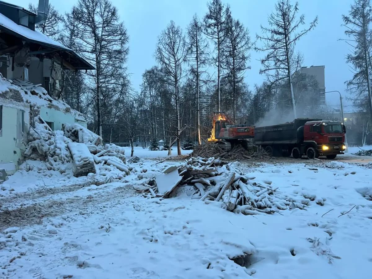 Вывоз снега — фото работ 3 — Москва и МО — Спецустройство
