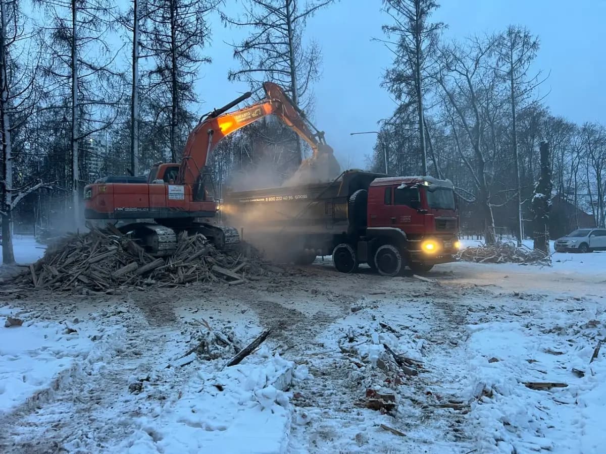 Вывоз строительного мусора — фото работ 2 — Москва и МО — Спецустройство