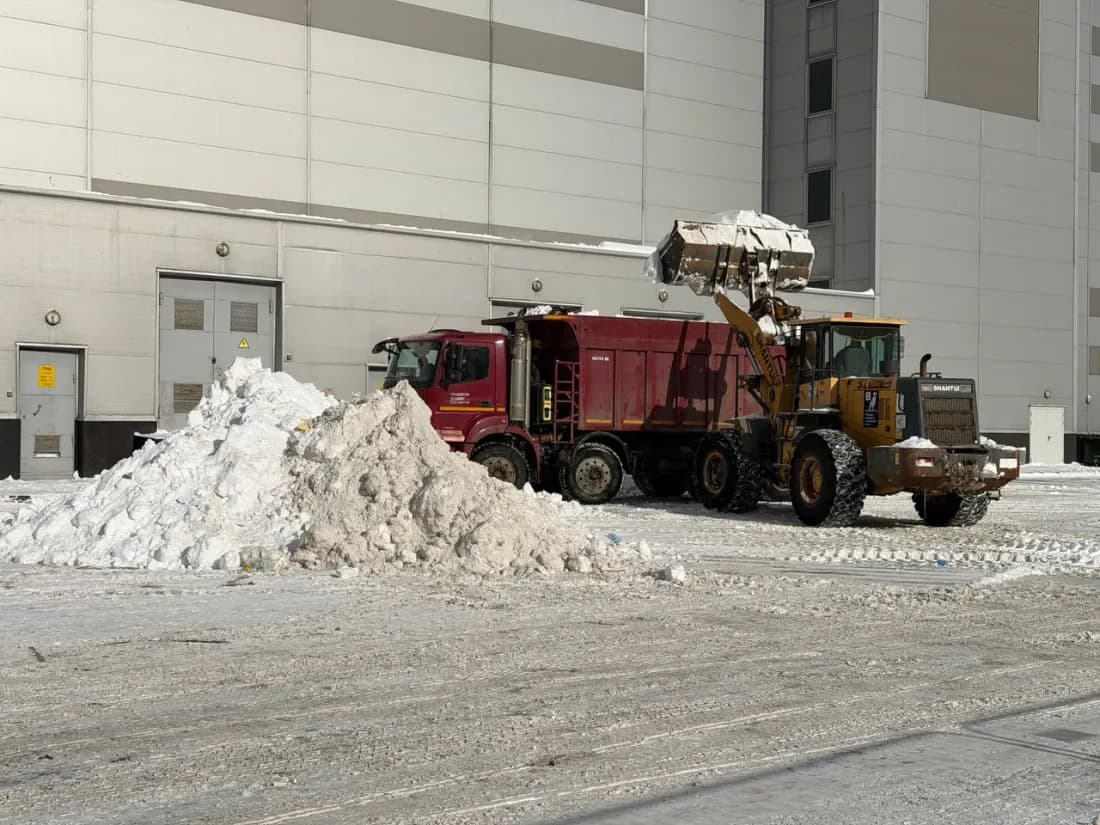 Вывоз снега — услуга — Москва и МО — Спецустройство